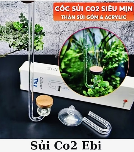 [PHKI.00175] Sủi CO2 Diffuser Tiny Ebi-Vn S (10mm/10-20 lít nước)