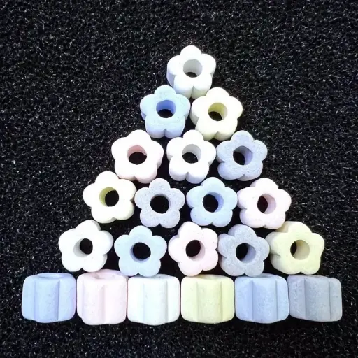 [PGF.VLLOC.00016] Sứ Hoa Mai Viên (1kg) Vật Liệu Lọc Nước