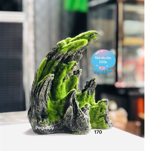 [TRATRI.00198] Trang Trí - Mã Núi Rêu Lớn