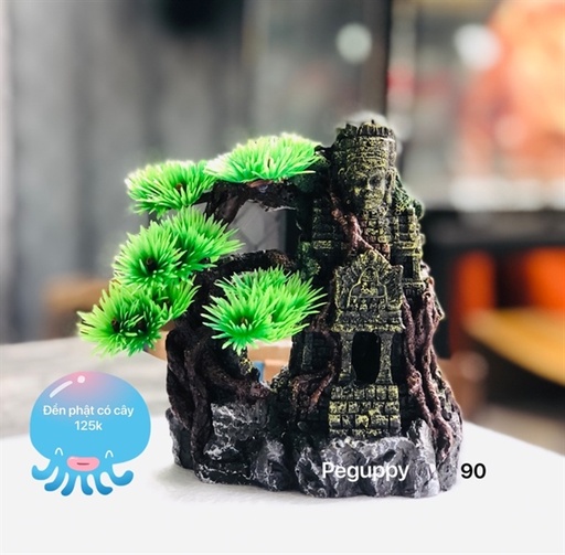 [TRATRI.00210] Trang Trí - Mã Đền Phật Có Cây