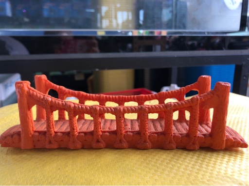 [PGF.TRATRI.00218] Trang Trí Hồ Cá - Non Bộ (Cầu Treo Lớn)