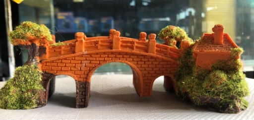 [TRATRI.00221] Trang Trí Hồ Cá - Non Bộ (Cầu Đỏ Lớn)