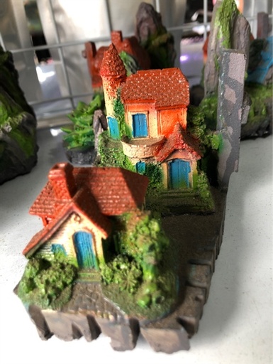 [TRATRI.00240] Trang Trí Hồ Cá - Non Bộ (Nhà Đá Nền)