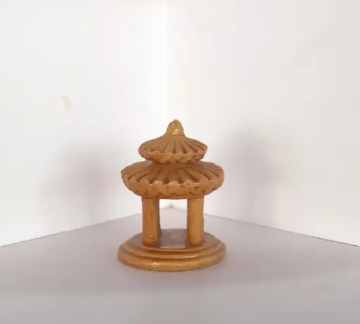 [PGF.TRATRI.00429] Trang Trí Đồ Gốm - Lâu Nâu Nhỏ