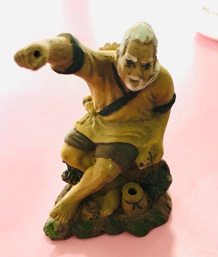[TRATRI.00391] Trang Trí Đồ Gốm - Lão Ngư