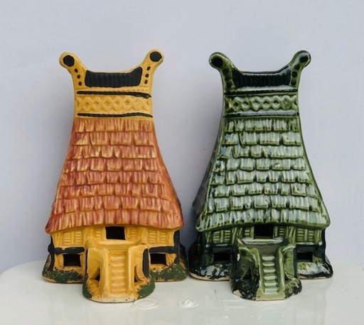 [TRATRI.00325] Trang Trí Đồ Gốm - Nhà Rong S1