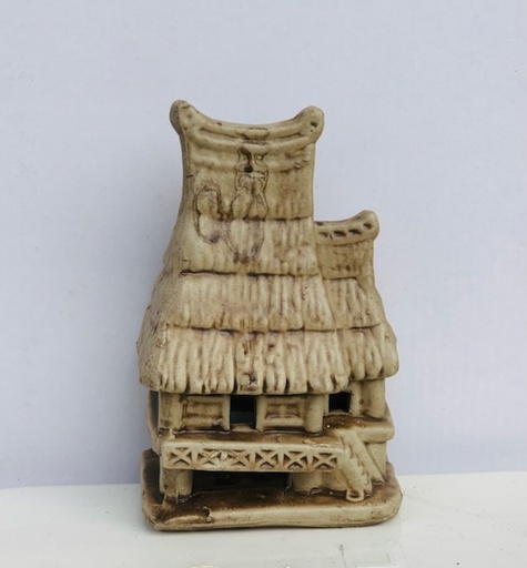 [TRATRI.00326] Trang Trí Đồ Gốm - Nhà Rong S2