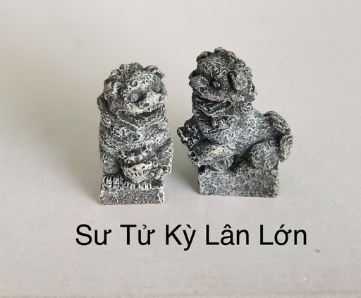 [TRATRI.00397] Trang Trí Đồ Gốm - Sư tử Kỳ Lân Lớn