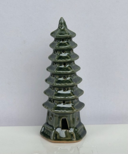 [TRATRI.00345] Trang Trí Đồ Gốm - Tháp Nhỡ