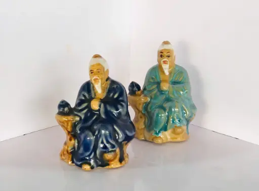 [TRATRI.00433] Trang Trí Đồ Gốm - Ông Thần Trà Lớn
