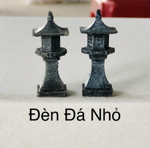 [TRATRI.00406] Trang Trí Đồ Gốm - Đèn Đá Nhỏ