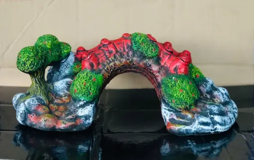 [PGF.TRATRI.00434] Trang Trí Đồ Gốm Men - Cầu Đá Lớn