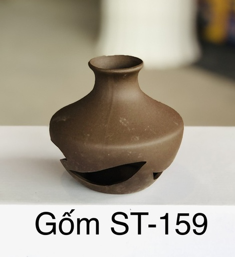[TRATRI.00368] Trang Trí Đồ Gốm ST-159 (Bình Cổ Nhỏ)