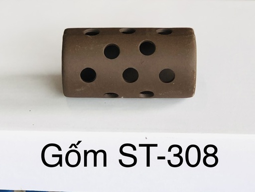 [TRATRI.00373] Trang Trí Đồ Gốm ST-308 (Ống Lỗ)