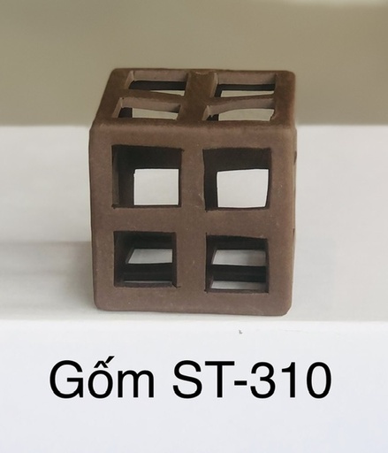 [TRATRI.00374] Trang Trí Đồ Gốm ST-310 (Hang Vuông)