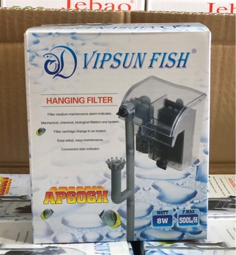 [TBLOC.00019] VIPSUN AP-606H (8W/500L) Máy Lọc Thác