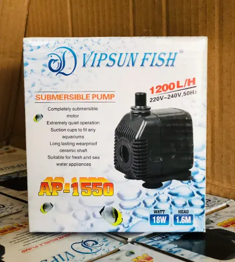 [BOM.00089.AP1550] VIPSUN Fish AP-1550 (18W/1200L) Máy Bơm Chìm