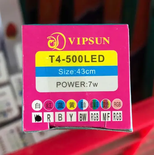 [DEN.00190] VIPSUN T4-500LED Trắng (43cm-7w) Đèn Ống