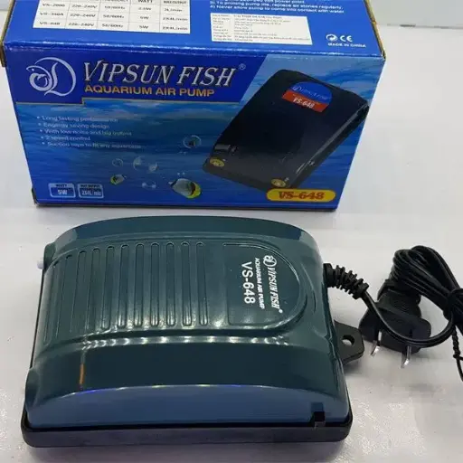 [OXI.00055.VS648] VipSun Fish VS-648 (5W) Máy Oxi 2 Vòi 