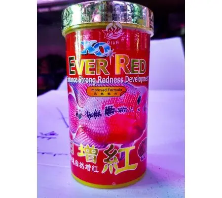 [PGF.THAN.00217] XO Ever Red 120g (Đỏ) Thức Ăn Lên Màu cho cá La Hán