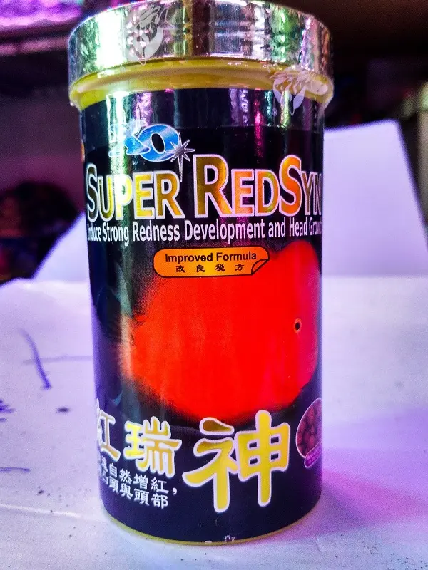 [PGF.THAN.00045] XO Super Redsyn 120g (Đen ) Thức Ăn Lên Đầu và Màu cho cá La Hán