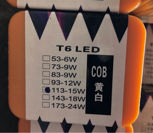 [DEN.00131] Đèn VIPSUN T6 Led 113-15W (120cm Vàng)