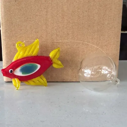 [TRATRI.00460] Cá Giả Nổi kèm quả cầu