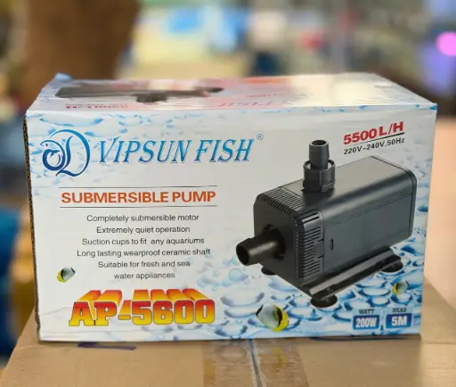 [AP5600] VIPSUN FISH AP-5600 (200W/5500L) Máy Bơm Chìm