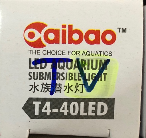 [PGF.DEN.00057] Caibao T4-40LED (Trắng Vàng) Đèn Ống