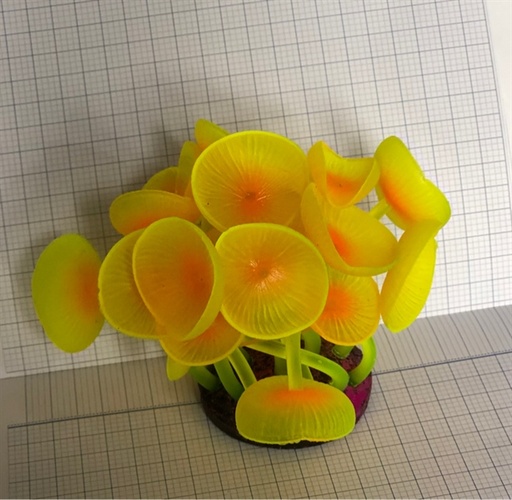 [PGF.TRATRI.00030] Cây Giả Hải Quỳ (Hộp Tròn Lùn)