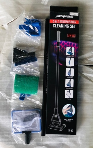 [PGF.PHKI.00324] JINGYE Cleaning Set JY-5X (Bộ dụng cụ vệ sinh hồ)