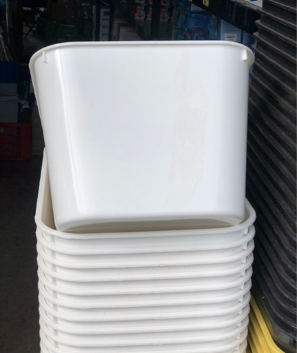 [PGF.HOKHA.00062] Khay Nhựa Trắng 7L (30X22X16cm)