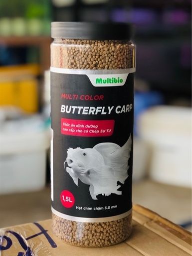 [PGF.THAN.00025] Multi Color Butterfly Carp 1.5L (Chìm) Thức ăn dinh dưỡng cao cấp cho cá chép sư tử