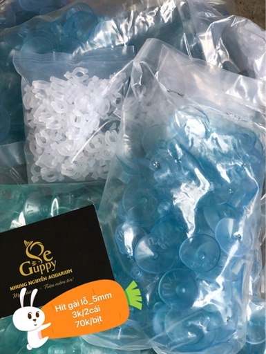 [PGF.PHKI.00149] Nút Hít Giữ Ống Oxi (5Mm/túi)