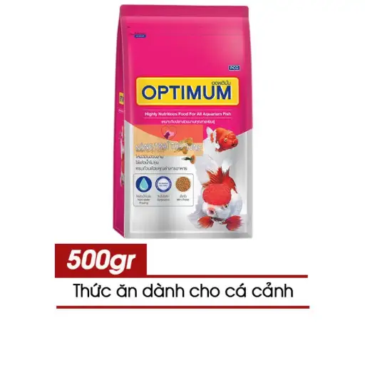 [PGF.THAN.00085] Optimum (500g/hồng) Thức Ăn Cá