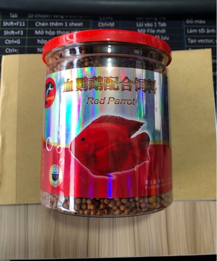 [PGF.THAN.00031] Porpoise Red Parrot Food (260g/Nắp Đỏ) Thức Ăn Cá Két