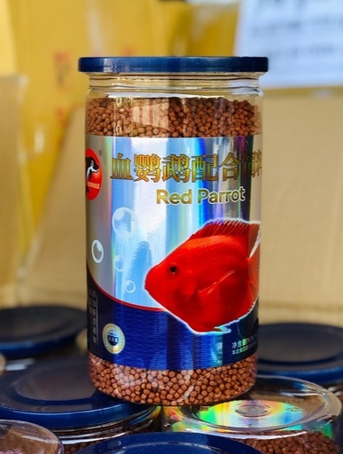 [PGF.THAN.00201] Porpoise Red Parrot Food (400g/Nắp xanh) Thức Ăn Cá Két