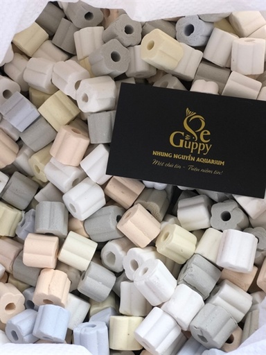 [PGF.VLLOC.00016] Sứ Hoa Mai Viên (1kg) Vật Liệu Lọc Nước