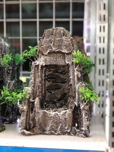 [PGF.TRATRI.00384] Trang Trí - Núi Suối Thác Cát Chảy (Nhỏ 23+25cm)