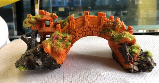 [PGF.TRATRI.00223] Trang Trí Hồ Cá - Non Bộ (Cầu Đỏ Vừa)