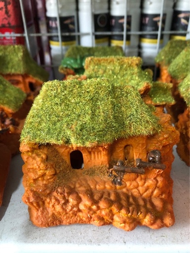 [PGF.TRATRI.00230] Trang Trí Hồ Cá - Non Bộ (Nhà Rêu Nhỏ)