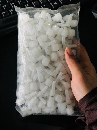 [PGF.PHKI.00245] Van Trắng Trong Chữ (L) - túi