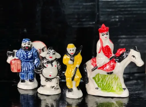 [PGF.TRATRI.00441] Trang Trí Đồ Gốm Men - Thầy Trò Thỉnh Kinh