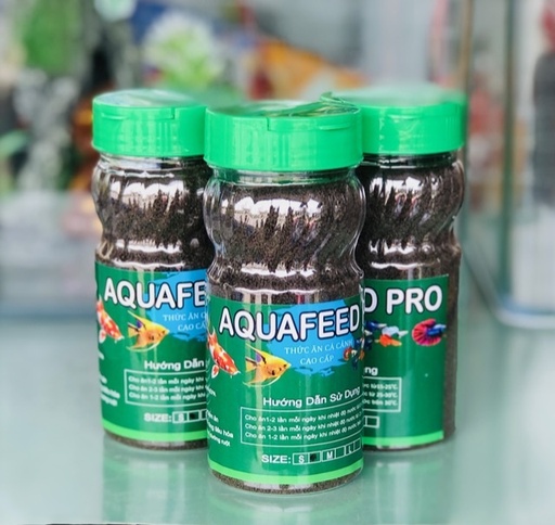 [THAN.00185] AquaFeed Pro 100g/Lọ (Nhuyễn) Thức Ăn Cá