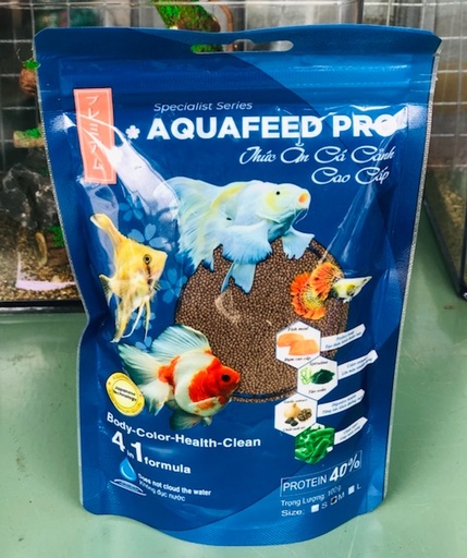 [THAN.00182] AquaFeed Pro 100g/Túi (Mịn) Thức Ăn Cá 