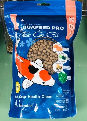 [THAN.00187] AquaFeed Pro 500g/Túi (To) Thức Ăn Cá 