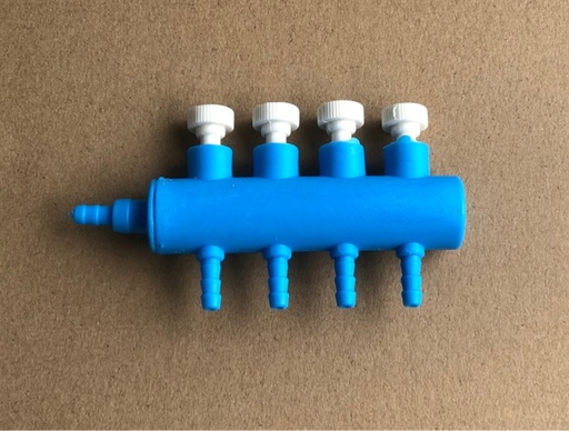 [PHKI.00026] Bồ Cào Chia Oxi Xanh Có Khóa (4 Vòi)