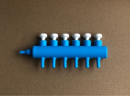 [PHKI.00028] Bồ Cào Chia Oxi Xanh Có Khóa (6 Vòi)