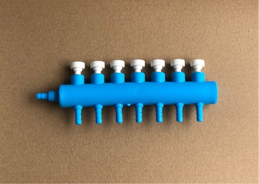 [PHKI.00029] Bồ Cào Chia Oxi Xanh Có Khóa (7 Vòi)