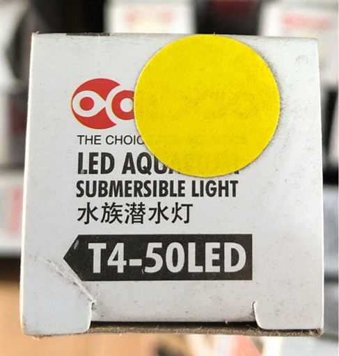 [DEN.00068.CBT450LEDV] CAIBAO T4-50LED (Vàng) Đèn Ống 48.5cm/8w